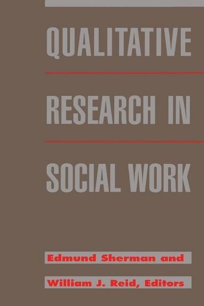 Produktbild: Sherman, E: Qualitative Research in Social Work (Paper)