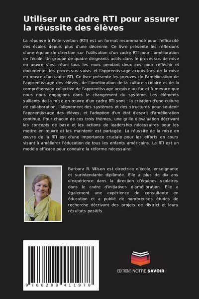 Produktbild: Utiliser un cadre RTI pour assurer la r&eacute;ussite des &eacute;l&egrave;ves