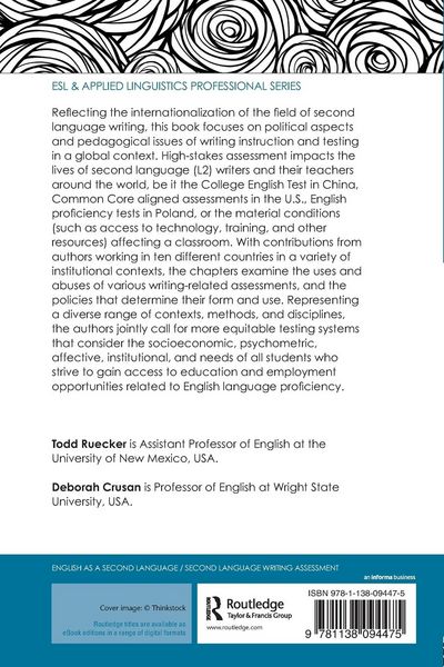 Produktbild: The Politics of English Second Language Writing Assessment in Global Contexts