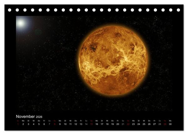 Produktbild: Magisches Universum (Tischkalender 2026 DIN A5 quer), CALVENDO Monatskalender