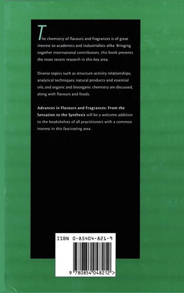 Produktbild: Advances in Flavours and Fragrances