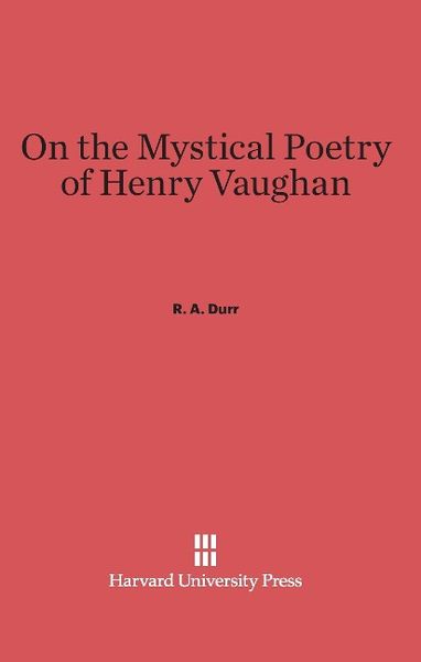 Produktbild: On the Mystical Poetry of Henry Vaughan