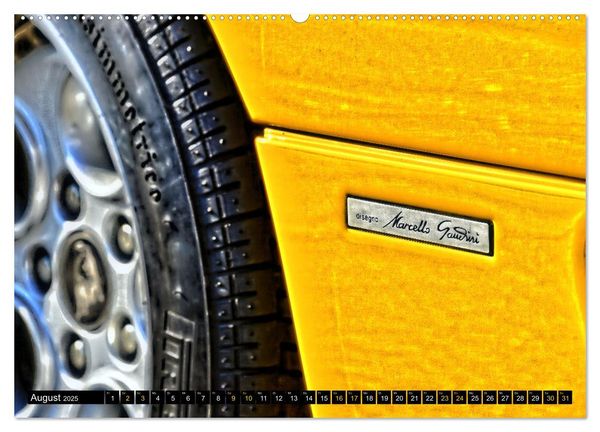 Produktbild: Ein Teufel in Gelb Lamborghini Diablo PHOTOART (Wandkalender 2025 DIN A2 quer), CALVENDO Monatskalender