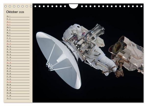 Produktbild: Raumfahrt und Weltall (Wandkalender 2026 DIN A4 quer), CALVENDO Monatskalender