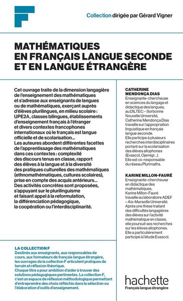Produktbild: Math&eacute;matiques en fran&ccedil;ais langue seconde et en langue &eacute;trang&egrave;re