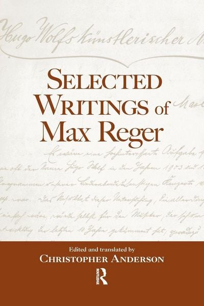 Produktbild: Selected Writings of Max Reger