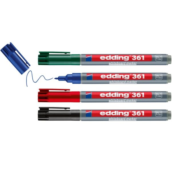 Produktbild: Edding Whiteboardmarker 361 4er Set