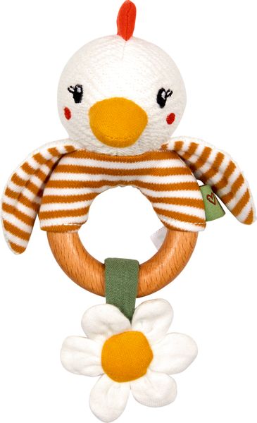 Produktbild: Holz-Ringrassel Huhn - Little Wonder