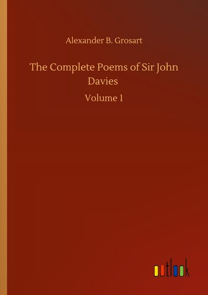 Produktbild: The Complete Poems of Sir John Davies