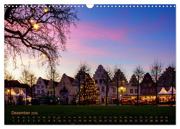 Produktbild: K&uuml;stengl&uuml;ck - Ein fotografischer Streifzug entlang der Nordsee (Wandkalender 2026 DIN A3 quer), CALVENDO Monatskalender