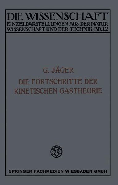 Produktbild: Die Fortschritte der Kinetischen Gastheorie
