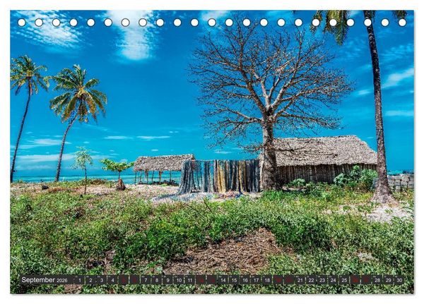 Produktbild: Karibu Sansibar (Tischkalender 2026 DIN A5 quer), CALVENDO Monatskalender
