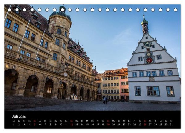 Produktbild: Malerisches Frankenland (Tischkalender 2026 DIN A5 quer), CALVENDO Monatskalender