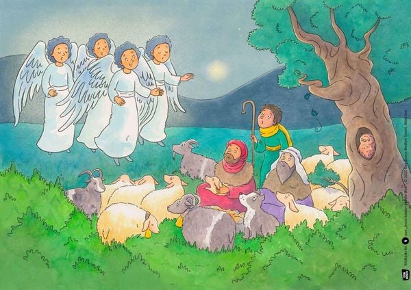 Produktbild: Jesus kommt auf die Welt. Kamishibai Bildkartenset.