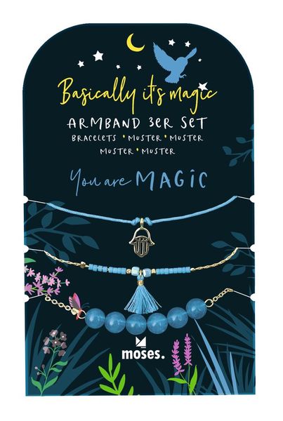 Produktbild: Basically it's magic Armbänder 3er Set Blau