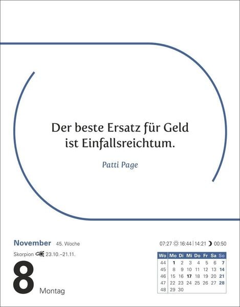 Produktbild: Zitate Tagesabrei&szlig;kalender 2027