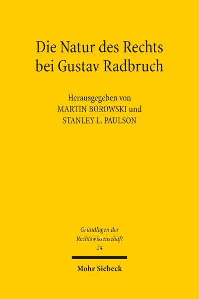 Produktbild: Die Natur des Rechts bei Gustav Radbruch