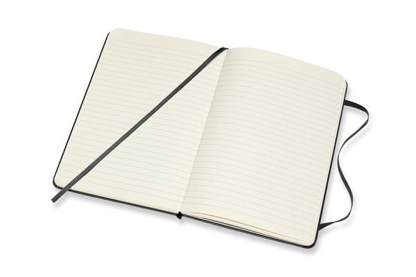 Produktbild: Moleskine Notizbuch Medium, Liniert, Schwarz