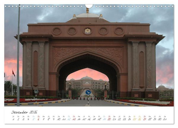 Produktbild: Abu Dhabi, eine Stadt der Zukunft. (Wandkalender 2026 DIN A3 quer), CALVENDO Monatskalender