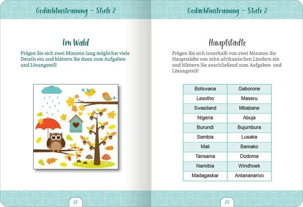 Produktbild: Kleine Auszeit &ndash; Ged&auml;chtnistraining