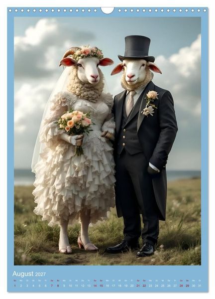 Produktbild: Nicht nur ein Vogel wollte Hochzeit halten (Wandkalender 2027 DIN A3 hoch), CALVENDO Monatskalender