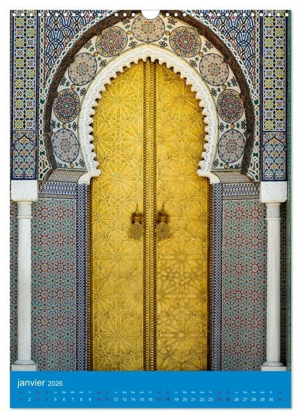 Produktbild: Portes Orientales (Calendrier mural 2026 DIN A3 horizontal), CALVENDO calendrier mensuel