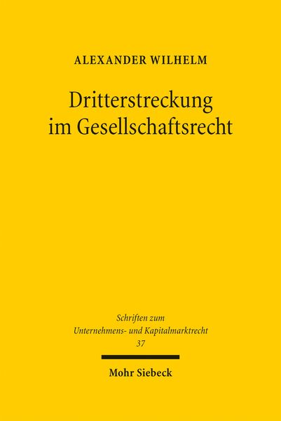 Produktbild: Dritterstreckung im Gesellschaftsrecht