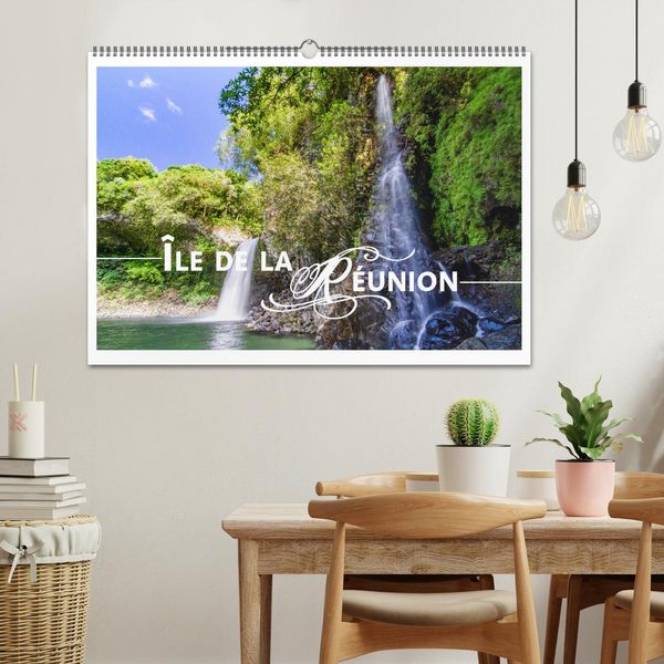 Produktbild: &Icirc;le de la R&eacute;union - Le paradis fran&ccedil;ais dans l'oc&eacute;an Indien (Calendrier mural 2026 DIN A2 vertical), CALVENDO calendrier mensuel