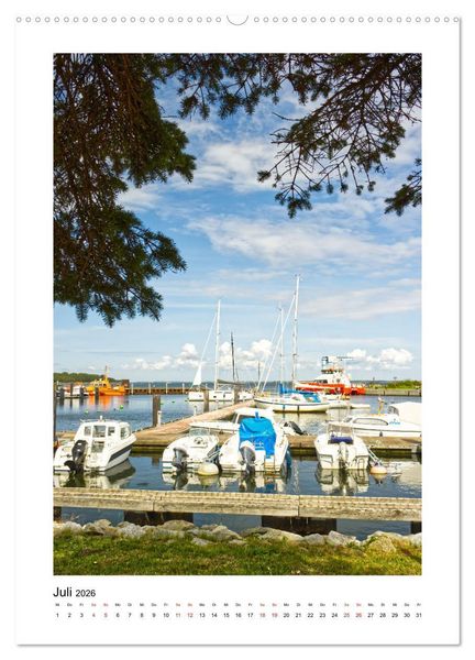 Produktbild: Vorpommern, Impressionen von Ostsee und Bodden (Wandkalender 2026 DIN A2 hoch), CALVENDO Monatskalender