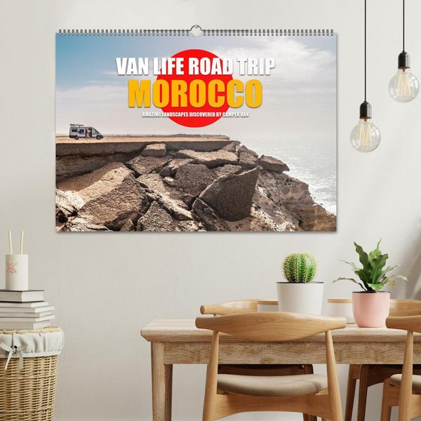 Produktbild: Van Life Road Trip Morocco (Wall Calendar 2026 DIN A2 landscape), CALVENDO 12 Month Wall Calendar
