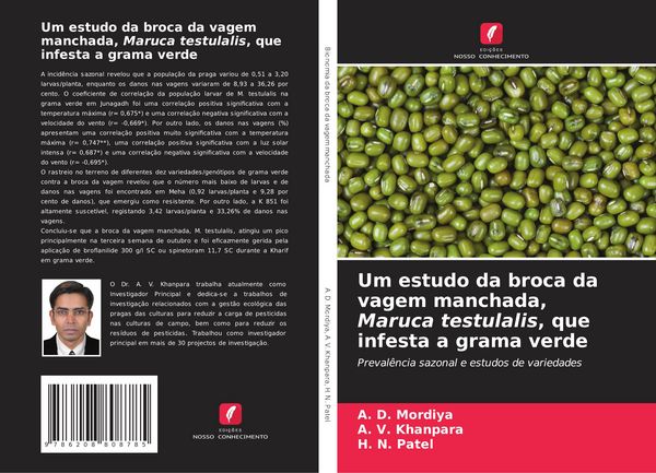 Produktbild: Um estudo da broca da vagem manchada, Maruca testulalis, que infesta a grama verde
