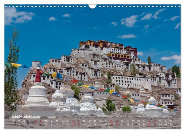 Produktbild: Buddhistische Kl&ouml;ster im Himalaya (Wandkalender 2026 DIN A3 quer), CALVENDO Monatskalender