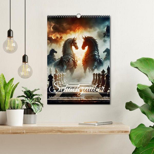 Produktbild: Schachzauber (Wandkalender 2026 DIN A3 hoch), CALVENDO Monatskalender