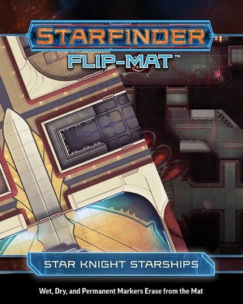 Produktbild: Mammoliti, D: Starfinder Flip-Mat: Star Knight Starships