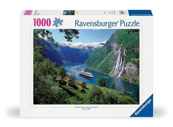 Produktbild: Erwachsenenpuzzle 1000 Teile - Norwegischer Fjord