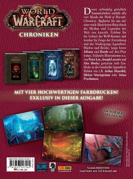 Produktbild: World of Warcraft: Chroniken Schuber 1 - 4