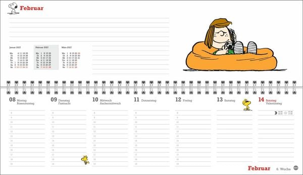 Produktbild: Peanuts Wochenquerplaner 2027
