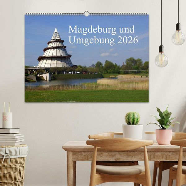 Produktbild: Magdeburg und Umgebung 2026 (Wandkalender 2026 DIN A2 quer), CALVENDO Monatskalender