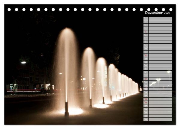 Produktbild: KARLSRUHE F&Uuml;R NACHTSCHW&Auml;RMER (Tischkalender 2027 DIN A5 quer), CALVENDO Monatskalender