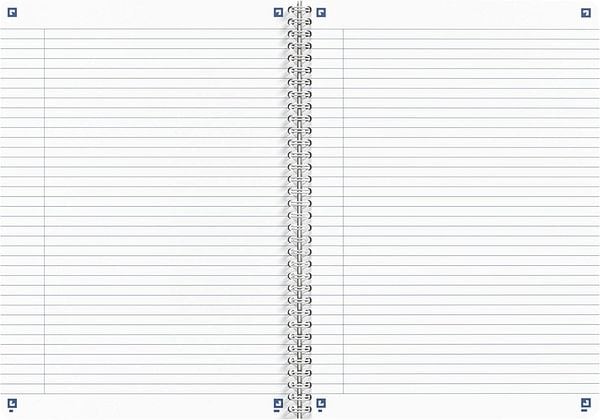 Produktbild: OXFORD Notizbuch Touareg A4, liniert, 180 Seiten, recyceltes Papier, Spiralbindung, Einband, Kraftpapier, zuf&auml;llige Farbauswahl sortiert