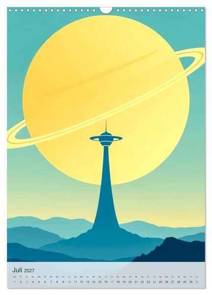 Produktbild: Die Goldene &Auml;ra der Raumfahrt (Wandkalender 2027 DIN A3 hoch), CALVENDO Monatskalender