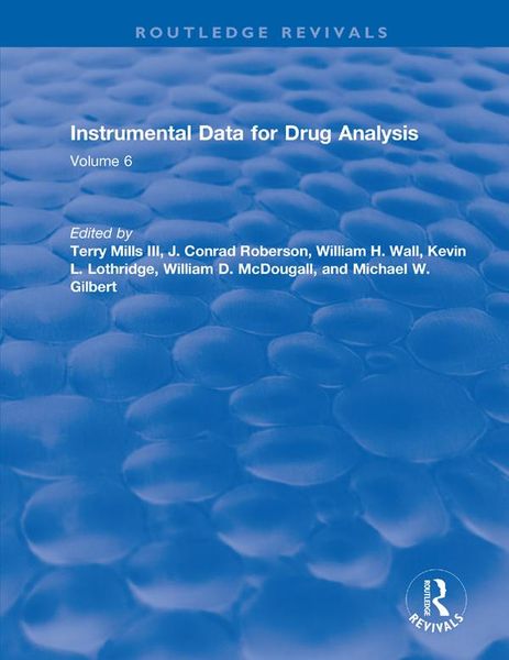 Produktbild: Instrumental Data for Drug Analysis, Second Edition