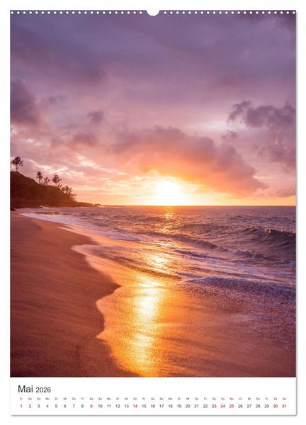 Produktbild: Hawaii - Das wundersch&ouml;ne Land im Pazifik. (hochwertiger Premium Wandkalender 2026 DIN A2 hoch), Kunstdruck in Hochglanz