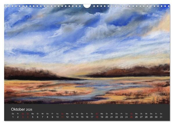 Produktbild: Landschaftspastelle (Wandkalender 2026 DIN A3 quer), CALVENDO Monatskalender