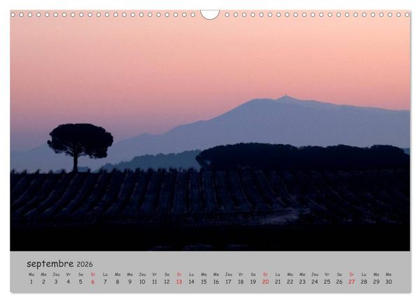 Produktbild: Le Mont Ventoux Le g&eacute;ant de Provence (Calendrier mural 2026 DIN A3 vertical), CALVENDO calendrier mensuel