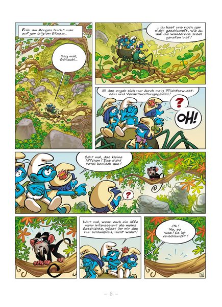 Produktbild: Die Schl&uuml;mpfe und das verlorene Dorf. Band 7