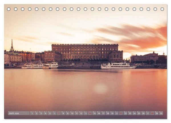 Produktbild: Stockholm - Nordische Sch&ouml;nheit (Tischkalender 2026 DIN A5 quer), CALVENDO Monatskalender