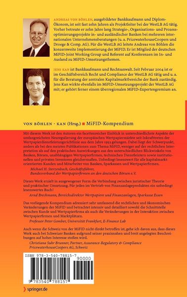 Produktbild: MiFID-Kompendium
