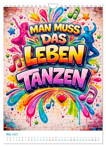 Produktbild: BACKROUND (Wandkalender 2027 DIN A4 hoch), CALVENDO Monatskalender