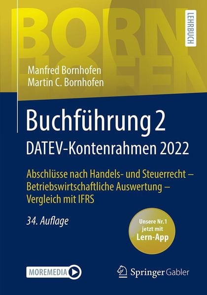 Produktbild: Buchf&uuml;hrung 2 DATEV-Kontenrahmen 2022
